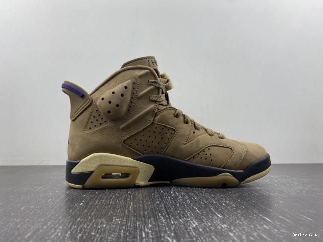 One Kick Air Jordan Brown 6 Gore-Tex WMNS FD1643-300 Kelp 0801